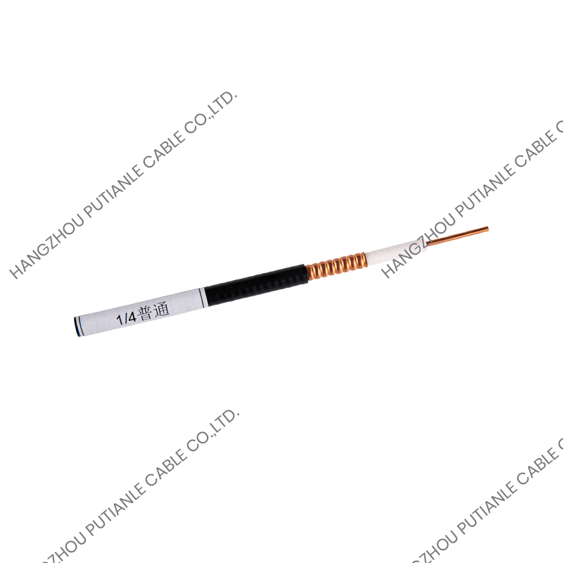 1/4 "Halka şeklindeki oluklu bakır tüp 50 ohm koaksiyel kablo
